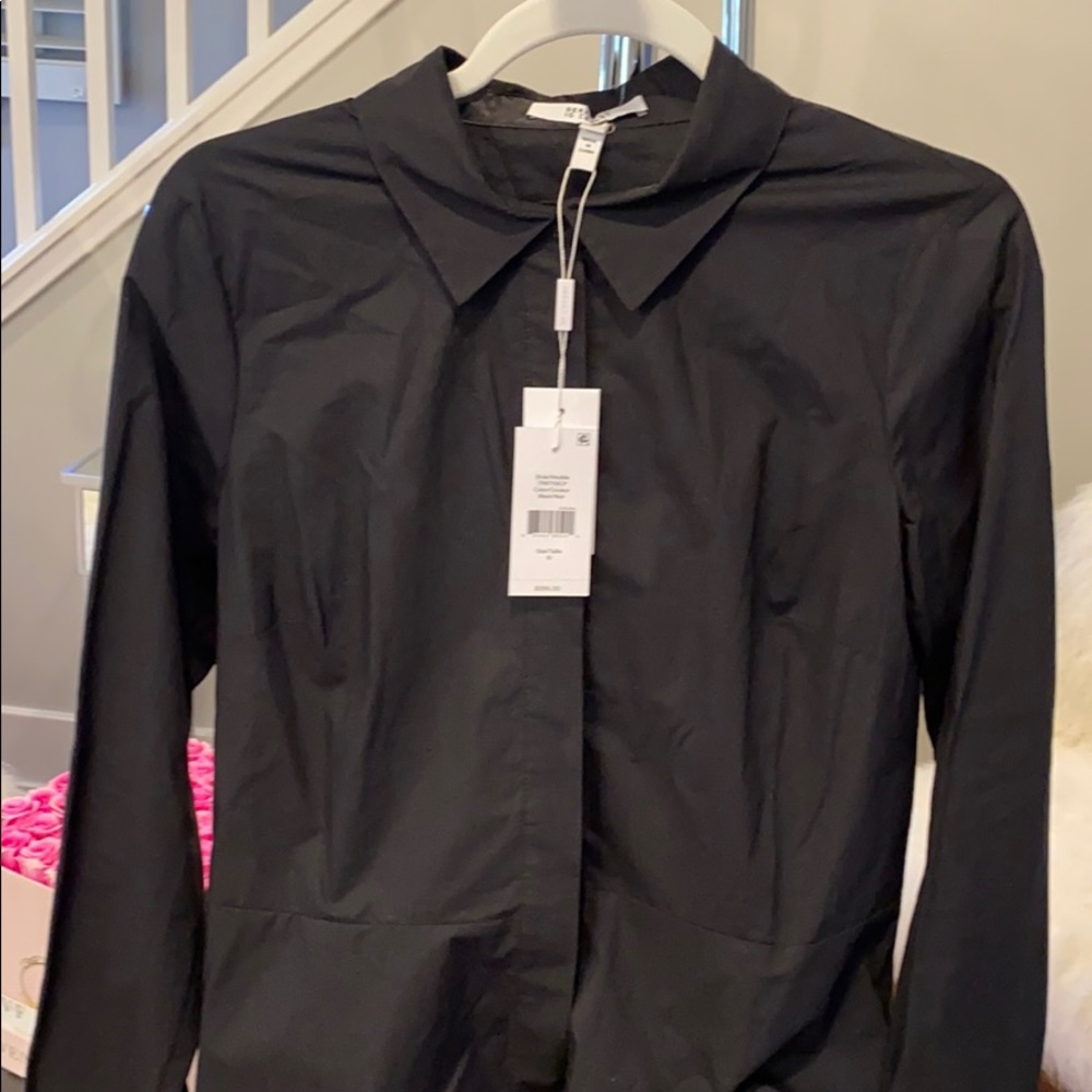 Derek Lam 10 Crosby black dress shirt.